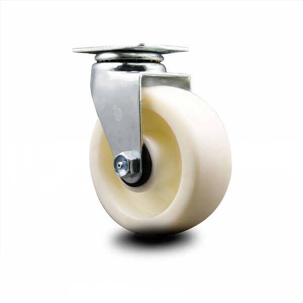 5 Inch Nylon Wheel Swivel Caster with Roller Bearing